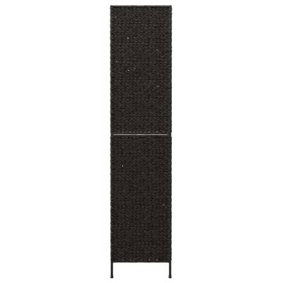 vidaXL Kamerscherm met 3 panelen 122x180 cm waterhyacint zwart