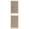 vidaXL Kastdeur 4 pcs Naturel 140.5 x 2 x 59.5 cm Massief grenenhout