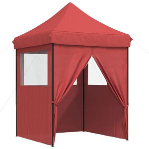 vidaXL Partytent 200 x 200 x 306 cm Bordeauxrood Oxford Stof
