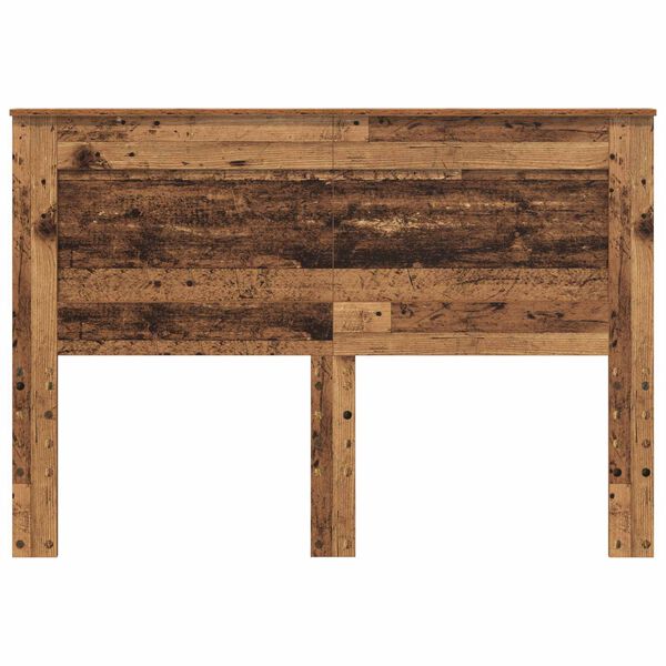 vidaXL Hoofdbord met hoofdeinde Oud Hout 140 cm Bewerkt hout