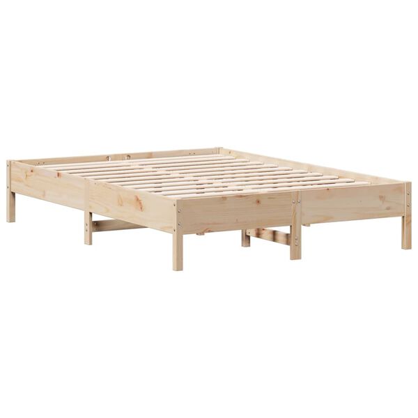 vidaXL Bedframe zonder matras massief grenenhout 120x200 cm