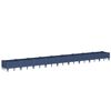 vidaXL Plantenbak met pinnen 362,5x42,5x28,5 cm polypropeen blauwgrijs