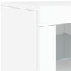 vidaXL Dressoir met LED-verlichting 142,5x37x67 cm wit