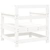 vidaXL Tuinstoelen 2 st massief grenenhout wit