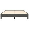 vidaXL Bedframe zonder matras 140x200 cm fluweel donkergrijs