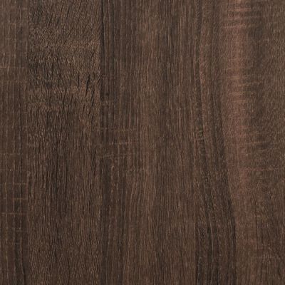 vidaXL Schoenenkast 80x21x87,5 cm bewerkt hout bruineikenkleurig