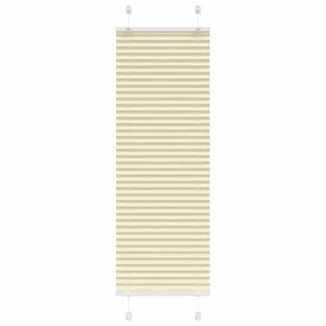 vidaXL Pliss&eacute; rolgordijn 40x100 cm stofbreedte 39,4 cm polyester cr&egrave;me