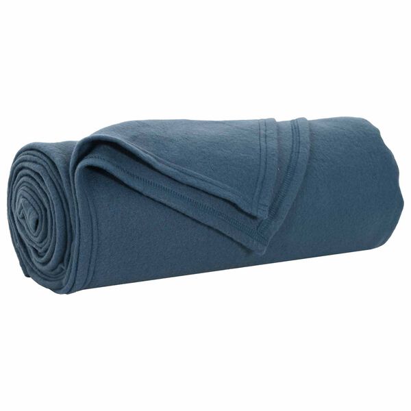 vidaXL Kleden 6 pcs Marineblauw 270 x 240 cm Fleece
