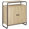 vidaXL Dressoir Sonoma Eiken 68 x 35 x 75 cm Bewerkt hout