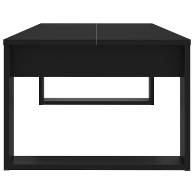 vidaXL Salontafel 110x50x35 cm spaanplaat zwart