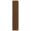 vidaXL Schoenenkast 59x17x81 cm bewerkt hout bruin eikenkleur
