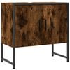 vidaXL Badkamerkast 60x33x60 cm bewerkt hout gerookt eikenkleurig