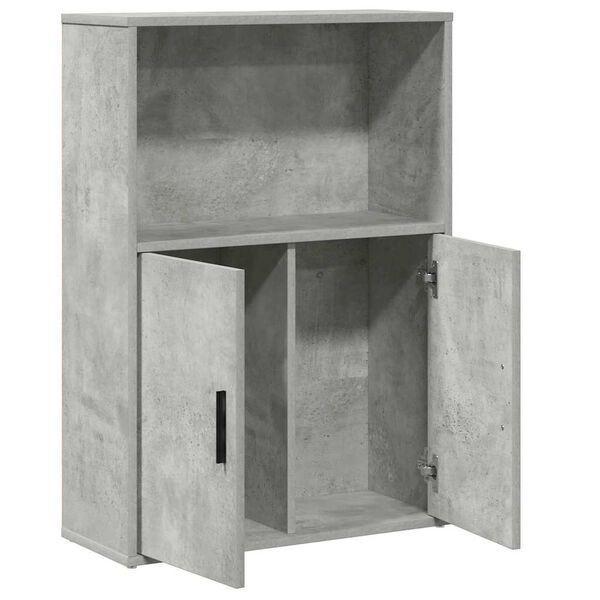 vidaXL Boekenkast 60x24x85 cm bewerkt hout betongrijs