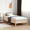 vidaXL Bedframe zonder matras massief grenenhout 75x190 cm