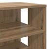vidaXL Schoenenkast met plank 2 pcs Artisan Eiken Bewerkt hout