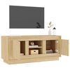 vidaXL Tv-meubel 102x35x45 cm bewerkt hout sonoma eikenkleurig