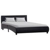 vidaXL Bedframe kunstleer zwart 140x200 cm