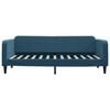 vidaXL Slaapbank met onderschuifbed 90x200 cm fluweel blauw
