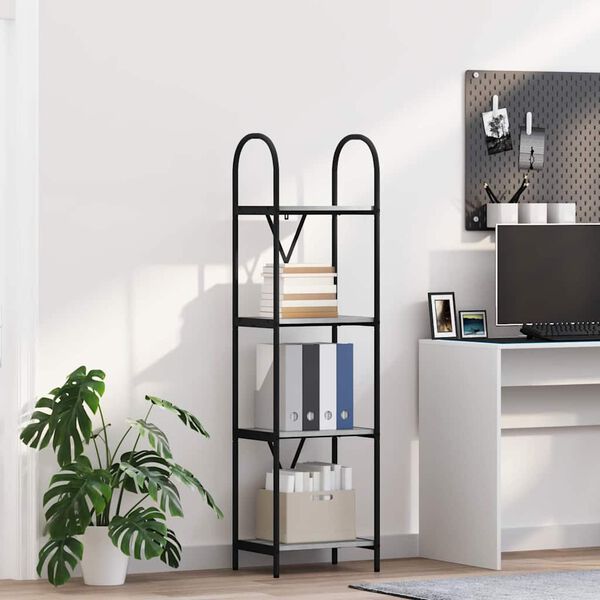 vidaXL Boekenkast Grijs Sonoma 40 x 30 x 146 cm Bewerkt hout