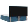 vidaXL Ottoman bed met matrassen 200x200cm fluweel donkerblauw