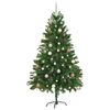 vidaXL Kerstboom met 300 LED met standaard Groen 180 cm PE