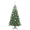 vidaXL Kerstboom met 150 LED met standaard Groen 120 cm PVC