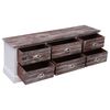 vidaXL Halbankje 115x30x40 cm hout bruin