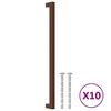 vidaXL Handvatten 10 st 320 mm roestvrij staal bronskleurig