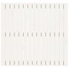 vidaXL Wandhoofdbord 95,5x3x90 cm massief grenenhout wit