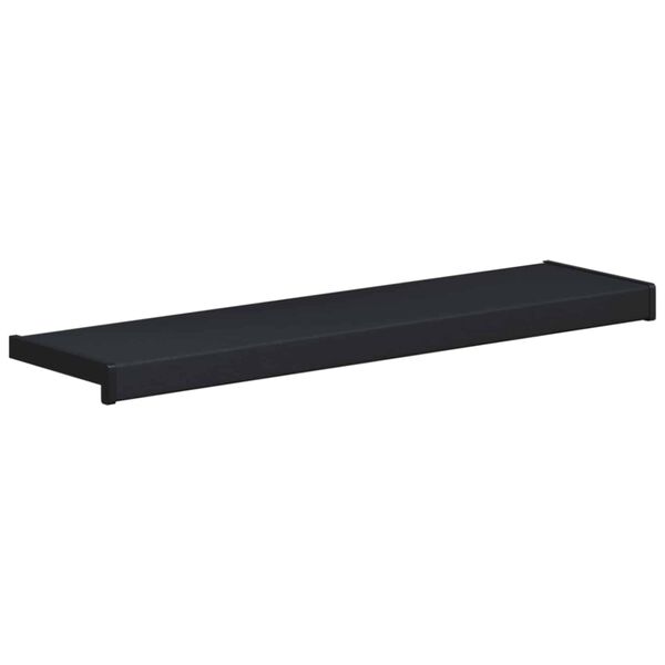 vidaXL Raamsokkel Anthraciet met Houtnerf 80 x 20 x 4,5 cm PVC