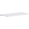 vidaXL Raamsokkel Wit 100 x 45 x 4,5 cm PVC