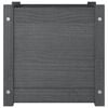 vidaXL Plantenbak 40x40x40 cm massief grenenhout grijs