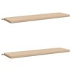 vidaXL Bank Kussens SOEST 2 st 100% Polyester Cr&egrave;mekleurig