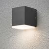 KONSTSMIDE Wandlamp Monza LED 1x6 W donkergrijs