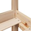 vidaXL Bedframe zonder matras massief grenenhout 100x200 cm