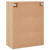 vidaXL Wandkast 69,5x34x90 cm sonoma eikenkleurig