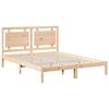 vidaXL Bedframe extra lang zonder matras massief hout 160x210 cm