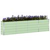 vidaXL Plantenbak Groen 160 x 40 x 75 cm Staal
