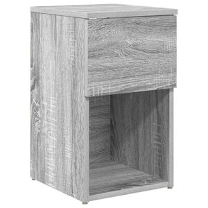 vidaXL Bed kast Grijs sonoma 29 x 31,5 x 49 cm Bewerkt hout