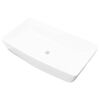vidaXL Luxe keramische rechthoekige wasbak 71 x 39 cm (wit)