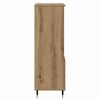 vidaXL Highboard met lade Artisan Eiken 40 x 36 x 110 cm Bewerkt hout