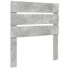 vidaXL Bedframe Beton Grijs en Zilver 70 x 190 cm Bewerkt hout