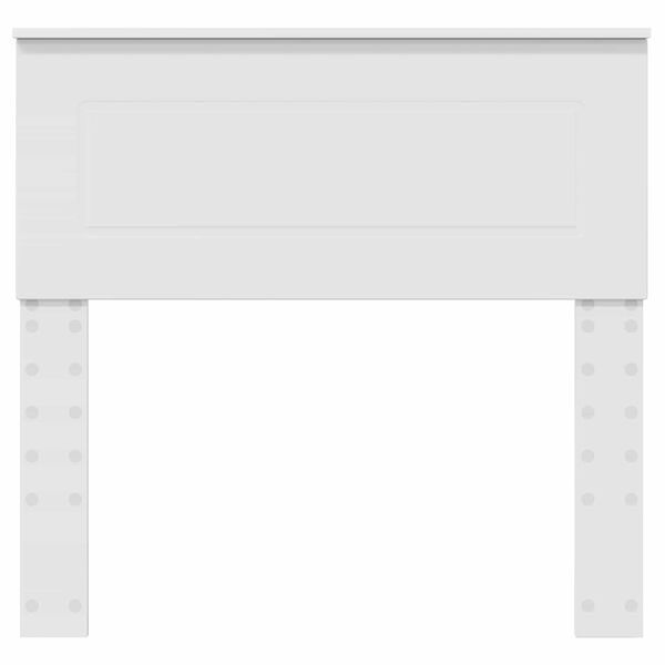vidaXL Hoofdbord Wit 90 cm Bewerkt hout