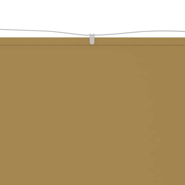 vidaXL Luifel verticaal 180x800 cm oxford stof beige