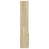 vidaXL Hoge kast 92x33x180 cm bewerkt hout sonoma eikenkleurig
