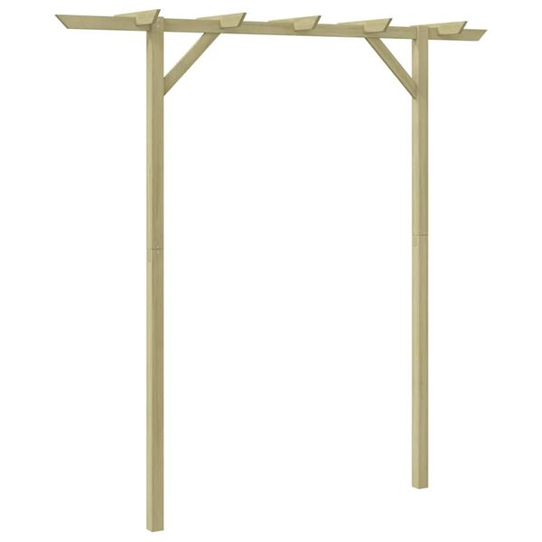 vidaXL Pergola 205x40x203 cm hout