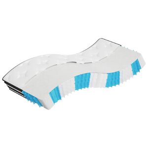 vidaXL Pocketveringmatras middelhard 80x200 cm