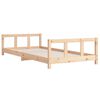 vidaXL Kinderbedframe 90x200 cm massief grenenhout