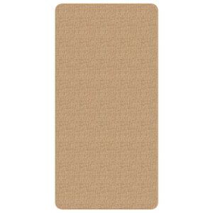 vidaXL Tapijt met latex onderkant 80x160 cm jute natuurlijk