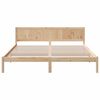 vidaXL Bedframe Bruin 200 x 200 cm Massief grenenhout